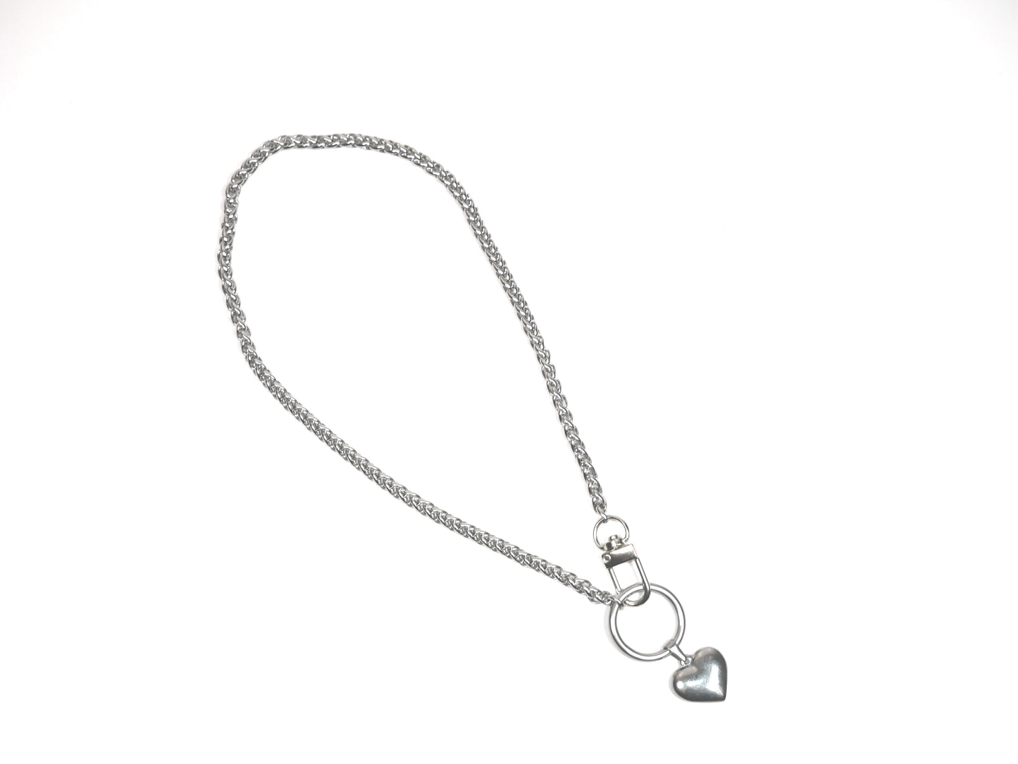 Devotion Clasp Collar with Heart to Heart pendant. Handcrafted biblical womanhood jewelry USA.