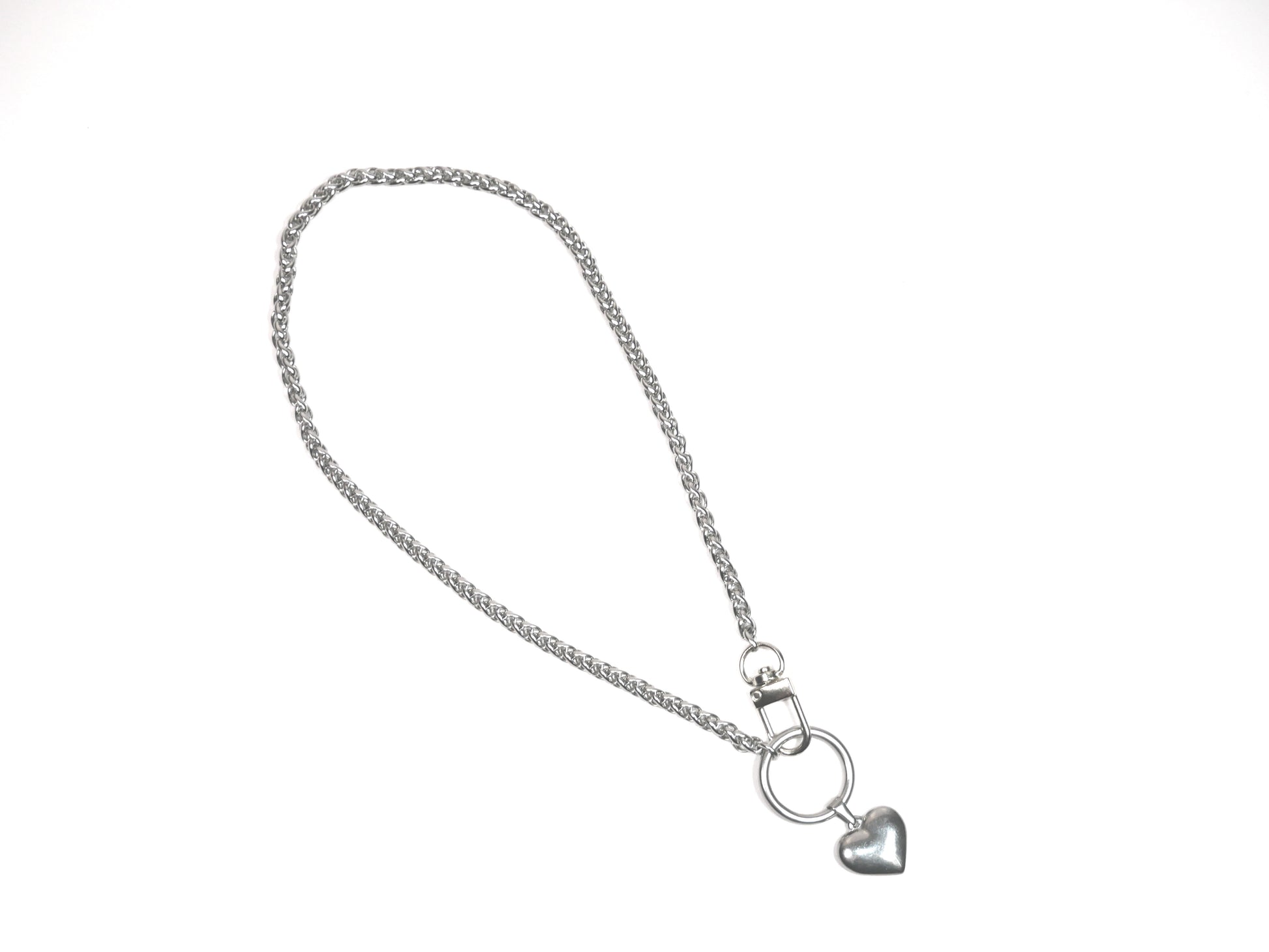 Devotion Clasp Collar with Heart to Heart pendant. Handcrafted biblical womanhood jewelry USA.